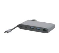 Mobilis - Station d'accueil - pour ordinateur portable, tablette, smartphone - USB-C - HDMI, VGA - 1GbE