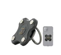 MOBILIS Support de Charge 65 W - Trépied Magnétique avec Bague de Maintien - Universel Smartphone Port USB-C - Compact et Léger - Energia Mobile (Dongle+SupportRing)