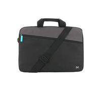 Mobilis The One Essential Malette 16" (40.6cm) Noir/Gris, Polyester, Poche Frontale, Bandoulière Réglable & Amovible, 410x300x60mm, 268g
