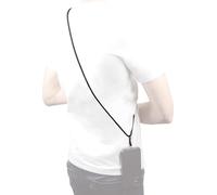Mobilis Universal Removable Lanyard -75cm- Black - Soft Bag
