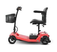 Mobilité assistée électrique 4 roues, moteur 250W, capacité 15 km, batterie amovible 12 Ah pour usage quotidien
