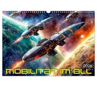 Mobilité dans l'espace, Version française (Calendrier mural 2026 DIN A3 portrait), Calendrier CALVENDO mensuel