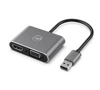 Mobility Lab Adaptateur USB 3.0 vers HDMI & VGA - Haute Résolution 1920 x 1080p à 60Hz - Plug & Play Facile - Compatible macOS et - Présentations, Films, Jeux Vidéo, Vidéoprojecteur