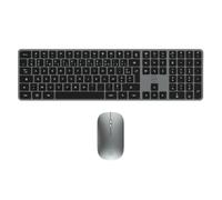 Mobility Lab - CP430W - Combo Clavier et Souris sans Fil - AZERTY, Récepteur 2.4 Ghz USB + 3 x Bluetooth, 15 raccourcis multimédia, Recharge Rapide Via USB-C - Windows