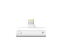 Adaptateur USB C MOBILITY LAB Lightning vers Jack audio blanc