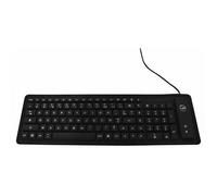 MOBILITY LAB ML300559 Noir Clavier filaire flexible - Waterproof et enroulable -