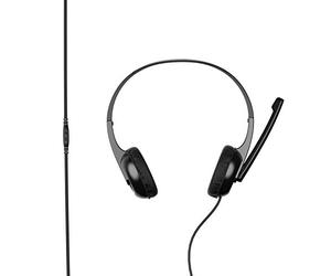 Mobility LAB - ML300719 - Casque 250 (1.20M) avec micro tête réglable fréquence 20Hz-20 kHz et 32 ohms une puissance de 20mW - Entrée jack 3.5mm - Compatible avec PC lecteur MP3 et jeux vidéo / Gris