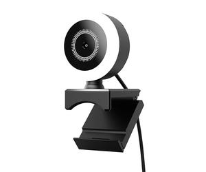 Mobility Lab - ML301310 - Webcam Filaire USB - Full HD, Pas de vis Universel intégré, Microphone intégré, Anneau LED réglable, Plug and Play - Compatibilité macOS et Windows