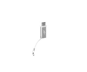 Mobility Lab - ML313870 - Adaptateur USB-C vers Lightning - Plug and Play, Charge et Synchronise, Super Compact, Dragonne intégrée - Finition Aluminium