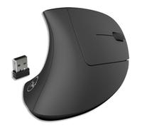 Mobility Lab - Souris sans fil ergonomique verticale - DPI réglable 1000/1600, 6 boutons - Connexion USB - Compatible Windows et macOS, Ordinateur Portable, PC, mac - Pour droitier