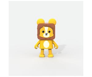 Mobility on Board Dancing Animal Lion Enceinte portable stéréo Jaune 3 W