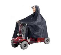 Mobility Scooter Rain Cover Universal Large Waterproof Rain Poncho Cover Windproof Scooter cape Raincoat for Electric Scooters and Wheelchair Outdoor