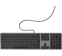 Mobilty Lab Clavier Allemand Qwertz Filaire Pour Mac \U2013 Gris Sidéral Et Noir