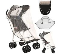 MobiQuip Lot d'accessoires pour poussette XL toutes saisons, pare-soleil avec panneau de vision et housse de protection contre la pluie, ajustement facile à clipser, à assortir avec la poussette