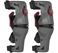 MOBIUS Orthèses x8 (la Paire) - Gris/Rouge - Large Genouillères Gris/Rouge FR: L (Taille Fabricant: L)