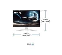 BenQ MOBIUZ EX271 Écran Gaming, 27", FHD, 180Hz, 1ms, AMD FreeSync, DP1.2, HDMI2.0, Hub USB, P3 à 95%, AMD Freesync AI, Game colour mode, Game colour database, Haut-parleurs intégrés 2.5W