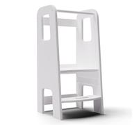 Ully Tour d'apprentissage Montessori MDF 40,5x86x38 cm réglable en hauteur