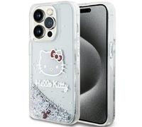 Hello Kitty Liquid Glitter Charms Case, Argent - iPhone 13 Pro Max (OCCASIONNÉE COMME NEUVE)