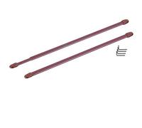 MOBOIS Tringle plate extensible 30/50 cm - Marron - Blister de 2