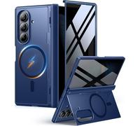 MOBOSI Coque pour Samsung Galaxy Z Fold 7 avec Protecteur d'écran de confidentialité, Compatible avec Magsafe, béquille intégrée et Protection intégrale des charnières, Coque magnétique Fine pour Z