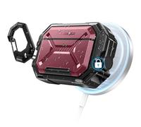 MOBOSI Étui de protection pour AirPods Pro 3, étanche IP68, compatible avec MagSafe, compatible avec AirPod Pro 3ème génération, avec serrure, mousqueton et support, coque rigide anti-chute, de