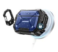 MOBOSI Étui de protection pour AirPods Pro 3, étanche IP68, compatible avec MagSafe, compatible avec AirPod Pro 3ème génération, avec serrure, mousqueton et support, coque rigide anti-chute de qualité