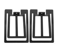 MOBUTOFU 1 Paire de Supports d'enceintes de Bureau - Supports de Bureau inclinables à 15° pour la Plupart des Enceintes de bibliothèque et d'ordinateur de Petite et Moyenne Taille -