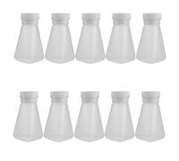 MOBUTOFU 10 Ensembles Bouteille de Culture et Éponge 3,4 Oz pour Drosophiles avec Large, Matériau Pp Manipulation, Facile à Nettoyer pour Transport en Laboratoire