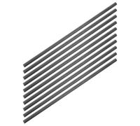 MOBUTOFU 10 Pièces Barre pour Réparation de Canne à Pêche Solide en Fibre de Carbone Joint de Tige à Deux Sections, Légère et Sensibilité Améliorée pour Usage en Extérieur