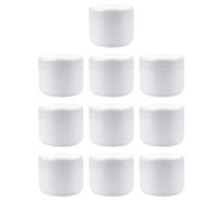 MOBUTOFU 10pcs Boîtes de Crème Cosmétiques Vides 5ml en Pp Légères et Étanches pour Voyage D'affaires et Camping, Flacons Portables pour Lotion Corporelle et Produits Capillaires
