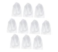MOBUTOFU 10pièces à Chaussures avec Cordon De Voyage Non Tissé Organisateur De Stockage Portable pour Sneakers Et