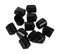 MOBUTOFU 12 Pièces Bouchons à Vis en Pvc Noir Cache-trous de Vis Compact pour Protection et Tuyaux Capuchons Plastiques Flexibles Adaptés à Usage Industriel et Domestique
