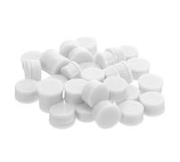 MOBUTOFU 150 Pièces Base Rotative DIY Mini 360° pour Ornements et Pièces | Assemblage Facile, Fer et Plastique Blanc, pour Décorations, Coques, Modèles et Réalisations Artisanales