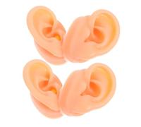 MOBUTOFU 2 Paires Modèle D'oreille Pour La Pratique Du Perçage Modèle D'oreille Réaliste Support D'oreille