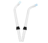 MOBUTOFU 2 Pièces Embouts de Jet de Remplacement pour Irrigateur Buccal, Nettoyage en Profondeur, Massage Doux, Compatible Appareils Orthodontiques et Implants, Usage Maison et Voyage
