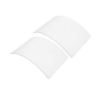 MOBUTOFU 2 Pièces Lentille de Protection pour Masque de Sablage, Verre 3mm | Découpe et Meulage, Visière Légère, Usage pour Travailleurs en Atelier