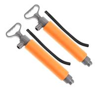 MOBUTOFU 2 Pièces Pompe Orange Portable Manuelle de Cale pour Kayak et | Kit Léger, Poignée Ergonomique, Usage D'urgence en Navigation, Plastique Eva, Action Manuelle Fiable