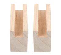 MOBUTOFU 2 Pièces Réhausseur de Meuble en Bois, Bloc de Levage