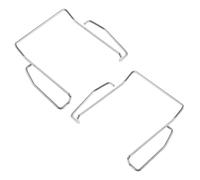 MOBUTOFU 2 Pièces Système de Microphone sans Fil en Métal Argenté, Performance Stable, Compatibilité, pour Artistes de Scène et Présentateurs, Spectacles et Tournages Extérieurs