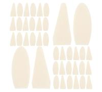 MOBUTOFU 200pcs éponge à dessin mousse blanche pour estompeurs, accessoires professionnels pour croquis et esquisses, adaptés aux artistes en ateliers et éducation artistique