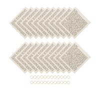 MOBUTOFU 25pcs Rouleaux de Parchemin Hébreu Casher avec Design Préroulé, Mezouza Traditionnelle en Papier pour Décoration d'Entrée et Célébration Biblique à Domicile