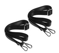 MOBUTOFU 2pièces Lot de Sangles Élastiques Réglables pour Jambe de Couverture de Cheval avec Double Boucle Pivotante Métal Remplacement pour Harnais de Cheval Ajustement Confortable