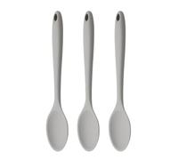 MOBUTOFU 3 Pièces Cuillères en Silicone Cuisine Poignée Confortable, Ustensiles Polyvalents Antiadhésifs, pour Cuisson et Salade, Design Simple et Élégant