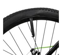 MOBUTOFU 3 Pièces Démonte-Pneu de Vélo Ergonomique, Nylon Plastique Noir