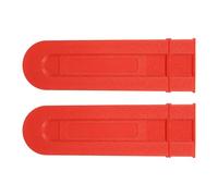 MOBUTOFU 3 Pièces Fourreau de Barre de Guidage pour Tronçonneuse en PE Ultra Léger Rouge Installation Facile, Protège-Plateau de Chaîne pour Travaux de Bûcheronnage Variés