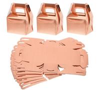 MOBUTOFU 30 Boîtes Présents en Papier Couvercles, Faciles à Assembler et Économes en Espace, pour Emballage de Présents et Fêtes de Mariage