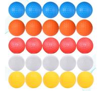 MOBUTOFU 30 Pièces Balle D’entraînement de Golf Creuse Non Poreuse en PP