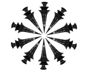 MOBUTOFU 30 Pièces Couvercle de Drainage pour Pots en Céramique Noir en PP, Forme Conique en Tour, Facile à Installer, Prévient la Perte de Terre pour Plantes D'intérieur et D'extérieur