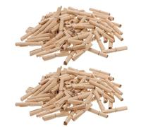 MOBUTOFU 300 Mini Rouleaux de Papier Kraft à Souhaits pour Messages Bouteille, Design Parchemin Vintage, pour Anniversaire et Célébration