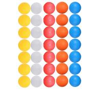 MOBUTOFU 35 Pièces Ballon D'entraînement D'intérieur de Golf | Pratique du Swing en Intérieur, Conception Creuse Sûre et Légère, Couleur Vive pour Fans de Golf